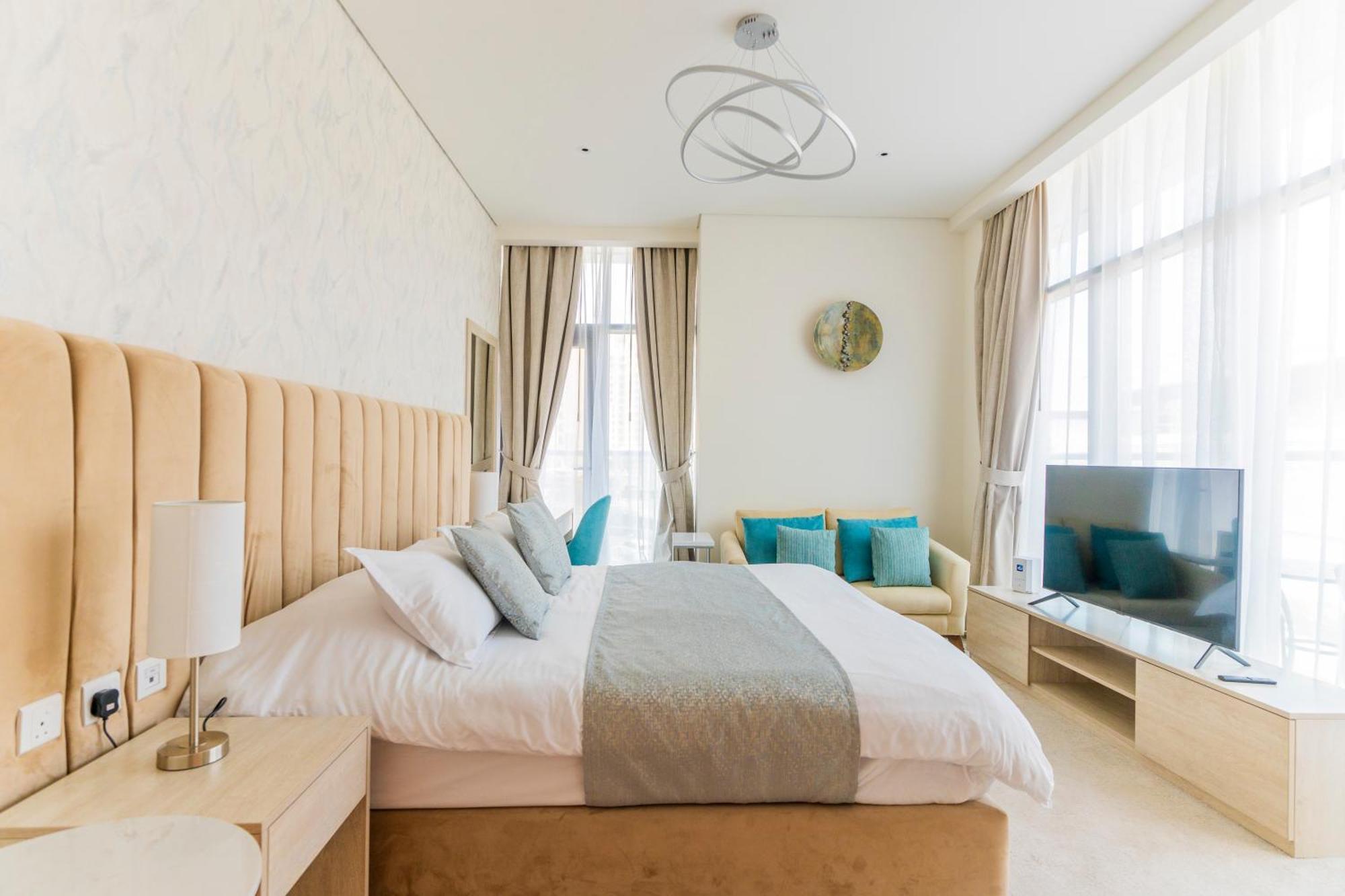 דירות דובאי Studio With Private Beach Access At Palm Jumeirah מראה חיצוני תמונה